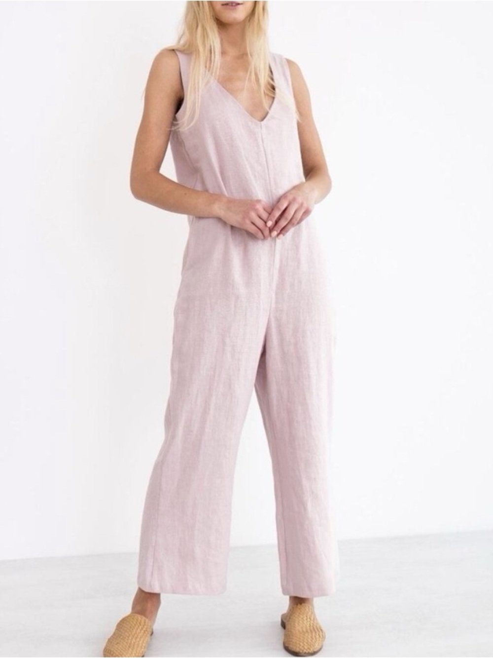 Beachwood linen jumpsuit